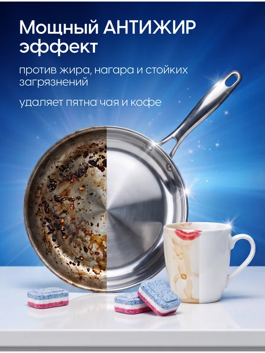 YOSHIRO Таблетки для посудомоечной машины Премиум 5 в 1 100 шт, 100 шт, фото 5