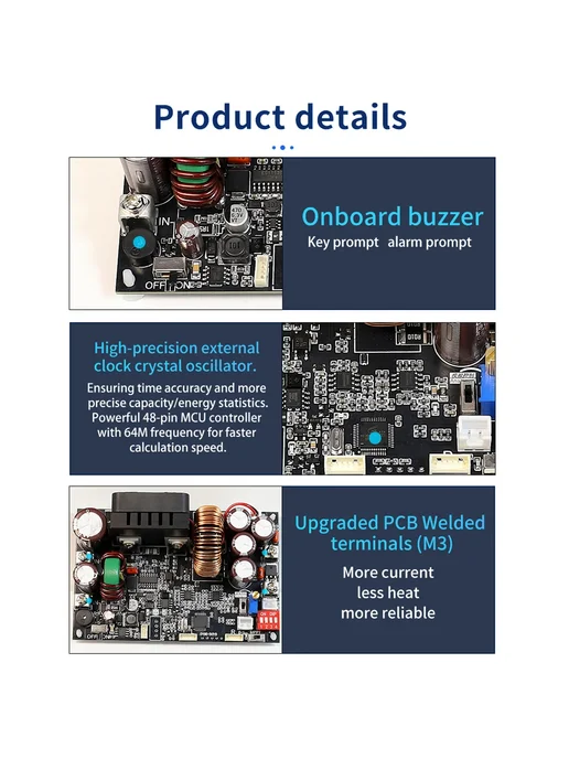 Нет бренда Стабилизированный источник питания XY7025 70В 25А 1750Вт XY7, 1750 Вт, фото 3