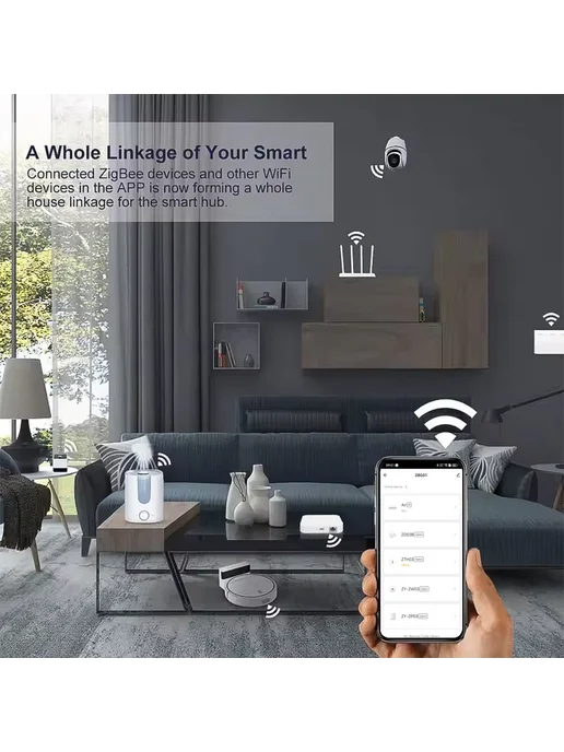 RightSitu Умный хаб Tuya ZigBee 3.0 Wireless Hub, вариант, фото 4