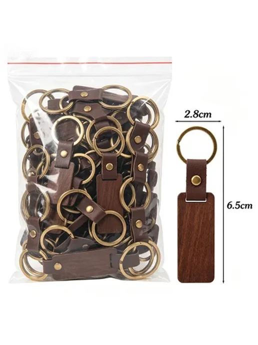 Деревянные брелоки из дерева 100 шт. 10pcs, Rectangle-01, 100 шт, 10 шт