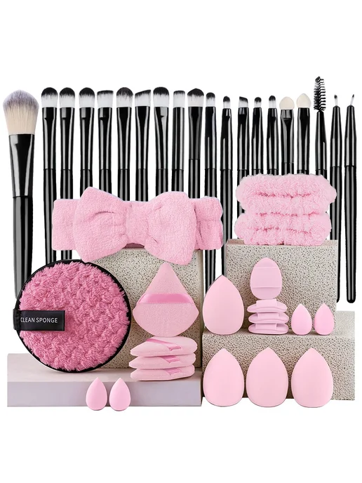 RUNTOIN Набор кистей для макияжа 20 шт BLACK1 Set, 20 шт