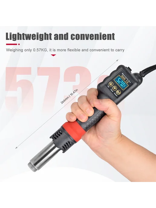 jcd Паяльная станция 8208, 750 Вт, 110V US PLUG, 750 Вт, фото 3