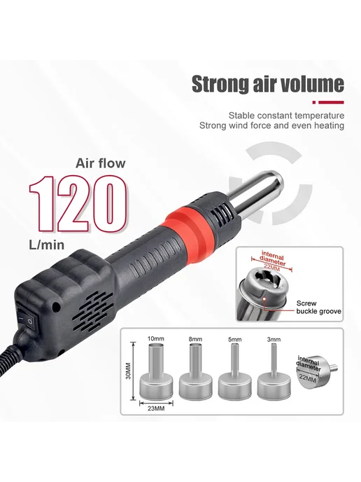 jcd Паяльная станция 8208, 750 Вт, 110V US PLUG, 750 Вт, фото 4
