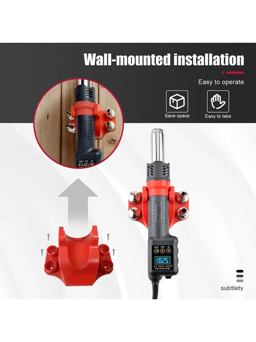 jcd Паяльная станция 8208, 750 Вт, 110V US PLUG, 750 Вт, фото 6