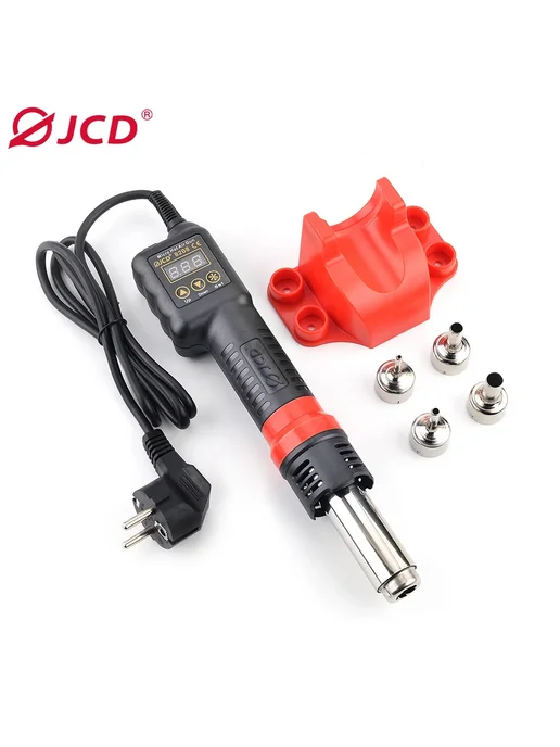 jcd Паяльная станция 8208 с термофеном 750 Вт 8208 heat gun1, 750 Вт
