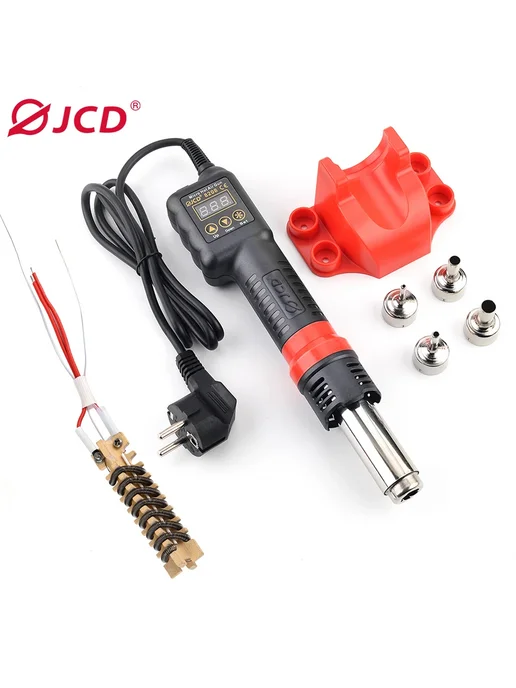jcd Паяльная станция 8208 с термофеном 750 Вт 8208 heat gun2, 750 Вт