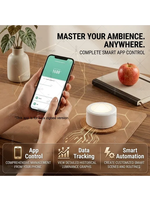 arteco Датчик света для Zigbee Tuya Zigbee(Stand), вариант, фото 3
