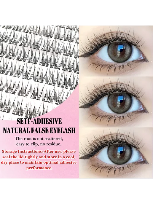 Нет бренда Daily Lash Win Самоклеящиеся накладные ресницы в корейском, вариант, фото 5