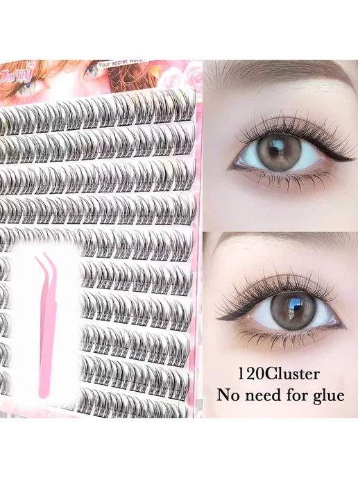 Нет бренда Daily Lash Win Самоклеящиеся накладные ресницы в корейском, вариант, фото 6