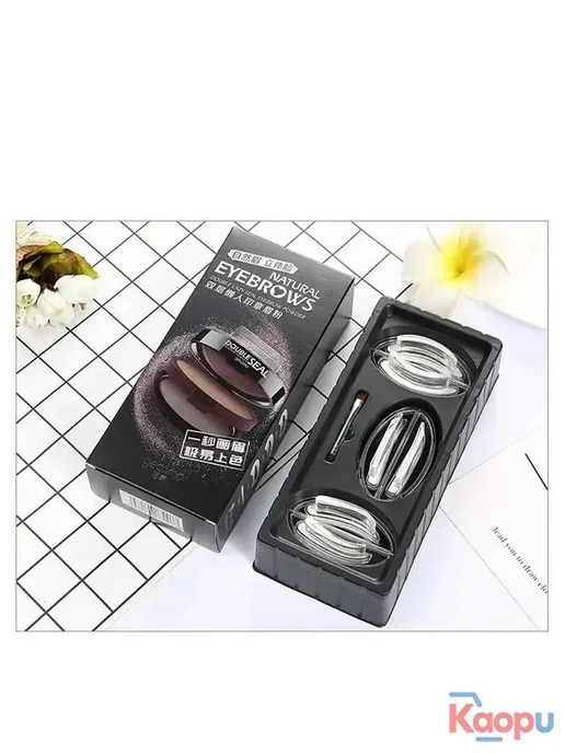 Штамп для бровей с тенями и карандашом, 3 формы, вариант, фото 6
