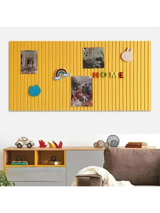 Настенная доска из войлока 60×120 см, толщина 9 мм, 60x120 см, фото 3