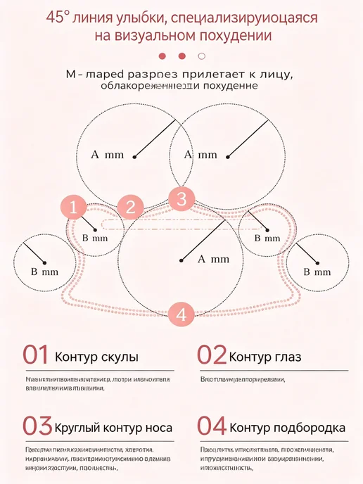 Одноразовая трёхслойная маска-повязка, розовая, 30 шт, 30 шт, фото 8