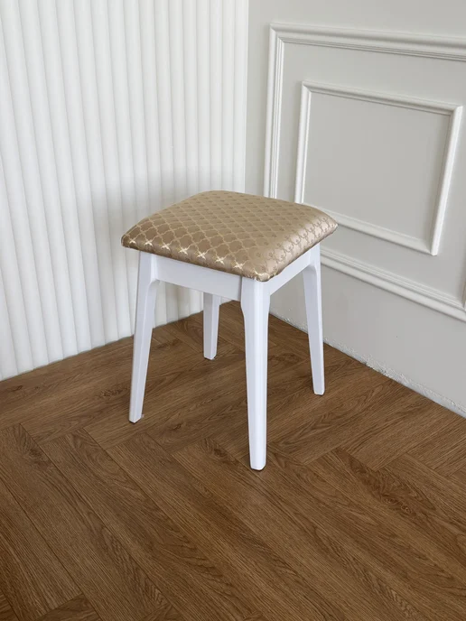 Woodart Табурет для кухни деревянный Сканди, белый, фото 6