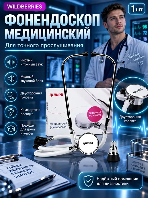 фонендоскоп медицинский, вариант