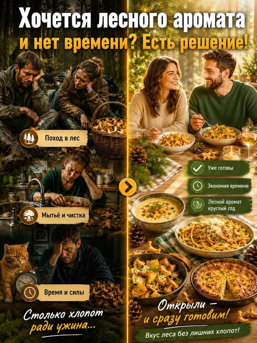 Грибы сушеные лисички 80 гр, 80 г, фото 2
