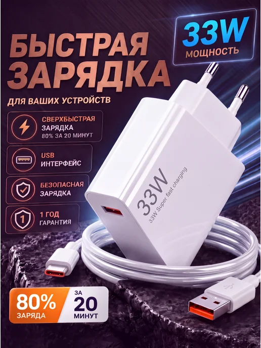 etronic Быстрая зарядка Type-C 33W, 33 Вт