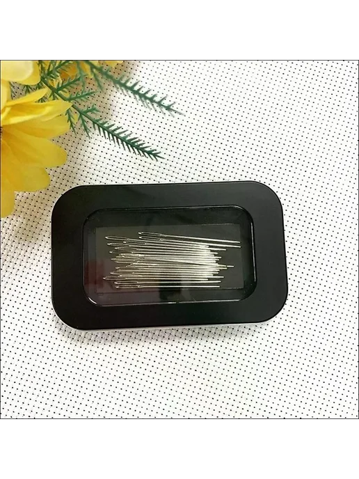 Магнитная коробка для игл и булавок, 10,9×5×1,1 см, 2 шт, 10.9x5x1.1 см, 2 шт, фото 3
