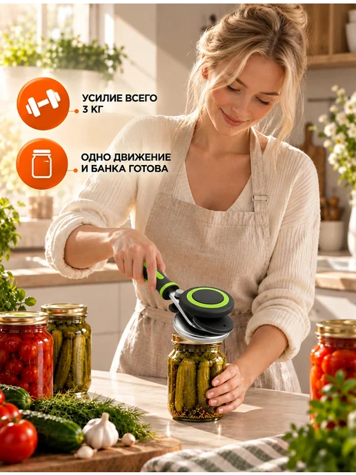 Закаточная машинка для банок автомат ключ, вариант, фото 7