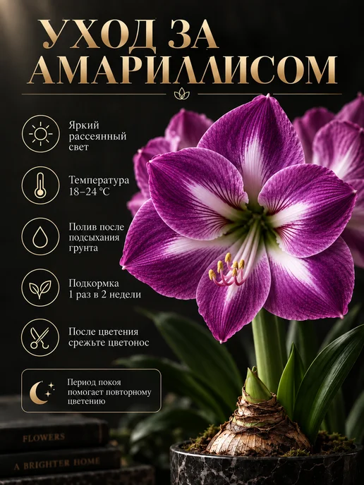 Амариллис Луковица lilac velvet 1 шт, 1 шт, фото 2
