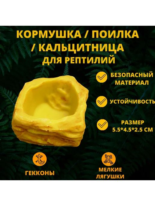 Нет бренда Кормушка-поилка для рептилий, вариант