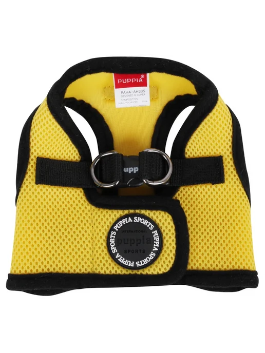 Шлейка для собак PUPPIA "Soft Vest", желтая, XS (Южная, желтый