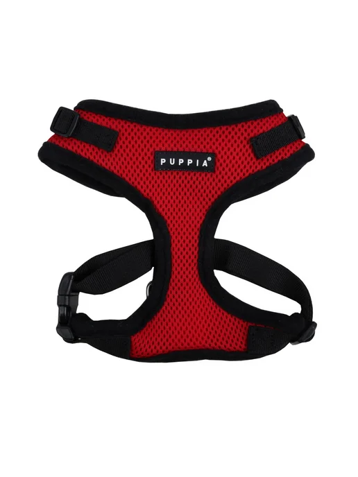 Шлейка для собак PUPPIA "Ritefit", красная, S (Южная Корея), красный