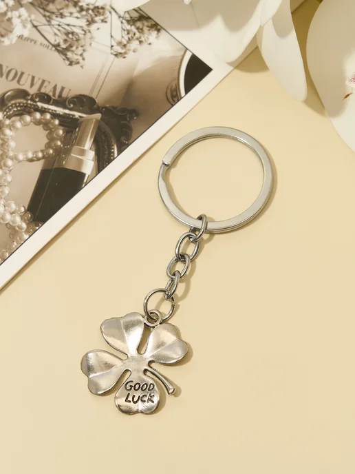 BRBK:store Брелок для ключей Клевер на удачу, вариант, фото 6