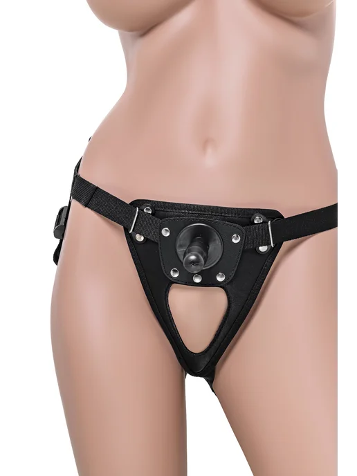 RealStick Strap-On by TOYFA Трусики для страпона, черный, фото 2