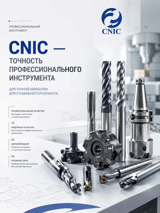 CNIC Фреза Концевая d 3,5х10х54 ц х Р6АМ5 Z=3 dхв-4мм вышл, 10x54, фото 2