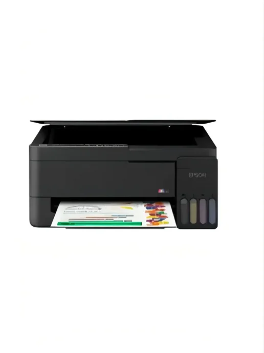 EPSON. ЦВ МФУ струйное L3351, черный, фото 3