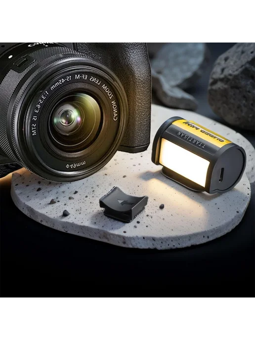 Мини вспышка для камеры накамерный свет аккумуляторный, USB, вариант, фото 9