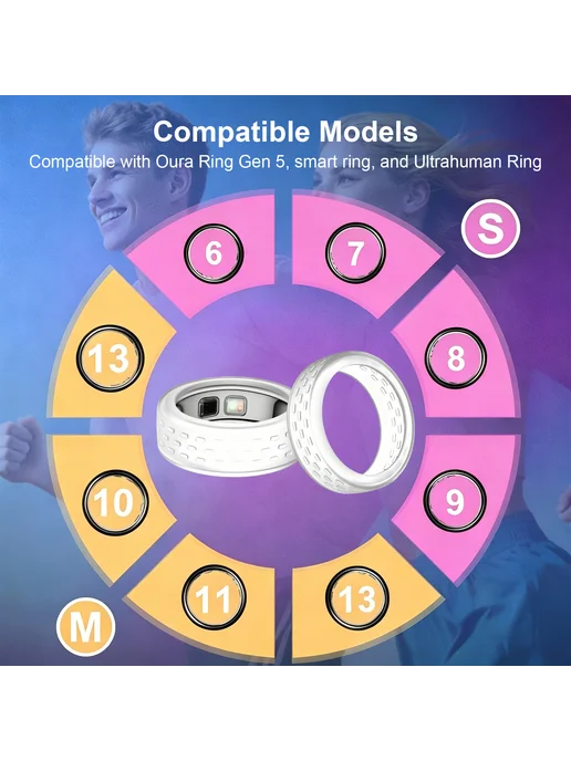 4шт силиконовые страховки для Oura Ring 5, защита от царапин, 4 шт, фото 8