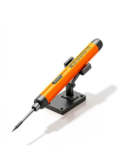 Маленький USB-паяльник 5V8W на Type-C, оранжевый, перезаряем, 8 Вт, фото 8