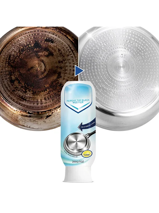 Средство для удаления черных пятен с посуды, remover для Pot, черный, фото 5