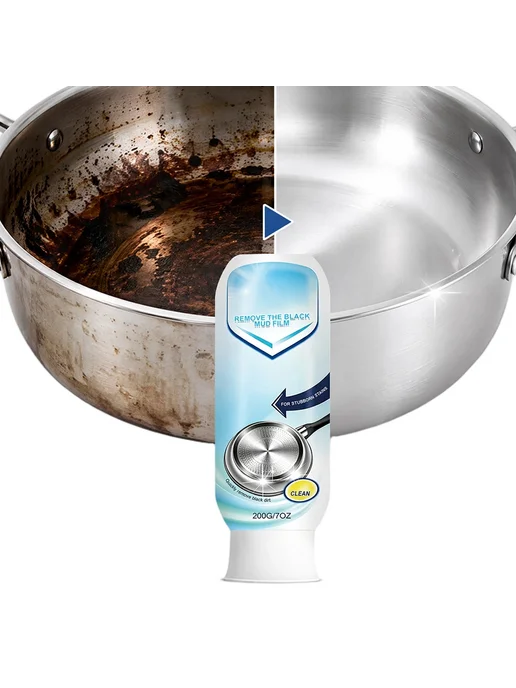 Средство для удаления черных пятен с посуды, remover для Pot, черный, фото 7