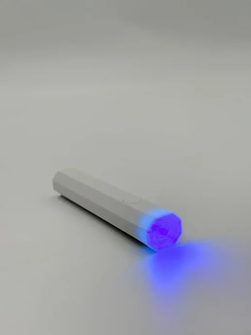 НАС6 UV LED лампа для сушки гель лака портативная, белый, фото 8