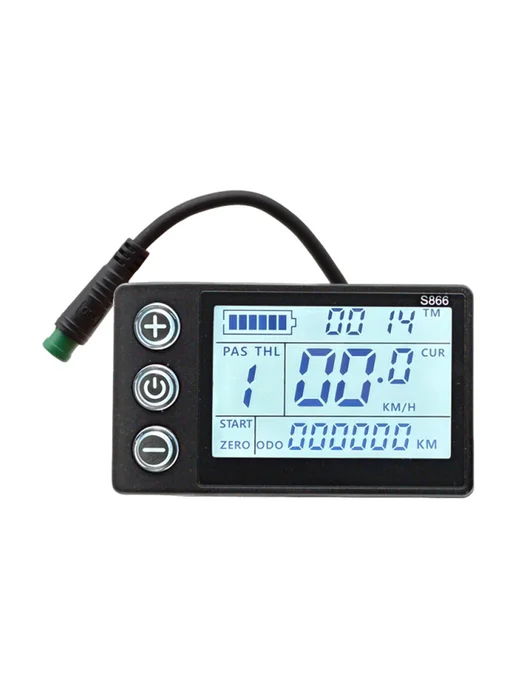 S866 B дисплей для электросамокатов, waterproof, 24-48V, вариант, фото 3