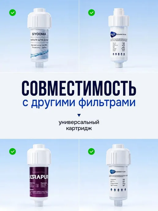 Сменные картриджи для душ-фильтра, 6 шт, 8 шт, фото 4