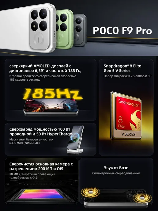 Смартфон Xiaomi Poco F9 Pro 12/256 ГБ, черный, фото 2