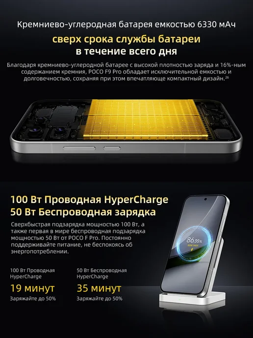 Смартфон Xiaomi Poco F9 Pro 12/256 ГБ, черный, фото 5