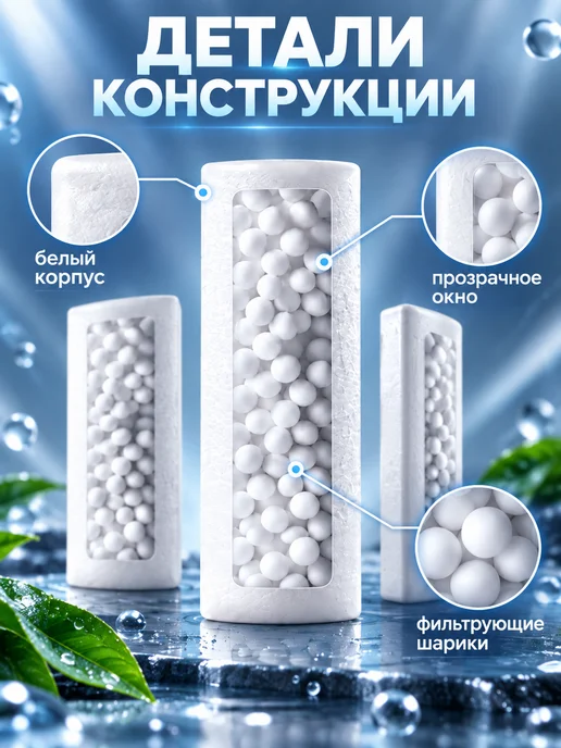 Фильтрующие картриджи для душа, вариант
