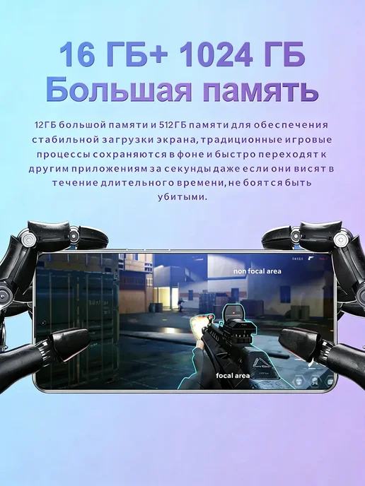 Смартфон sansung I17 Pro Max 12/1024 ГБ, белый, фото 2