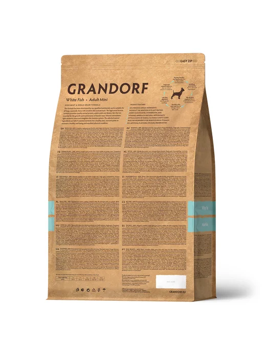 Сухой корм Grandorf' Dog White для собак, мелкие, рыба, 1 кг, фото 2