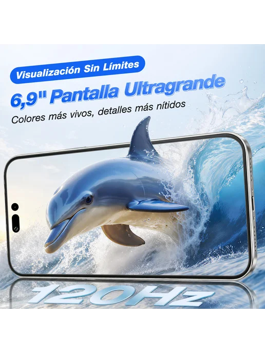Смартфон OUKITEL C17plus 6/256 ГБ, синий, фото 4