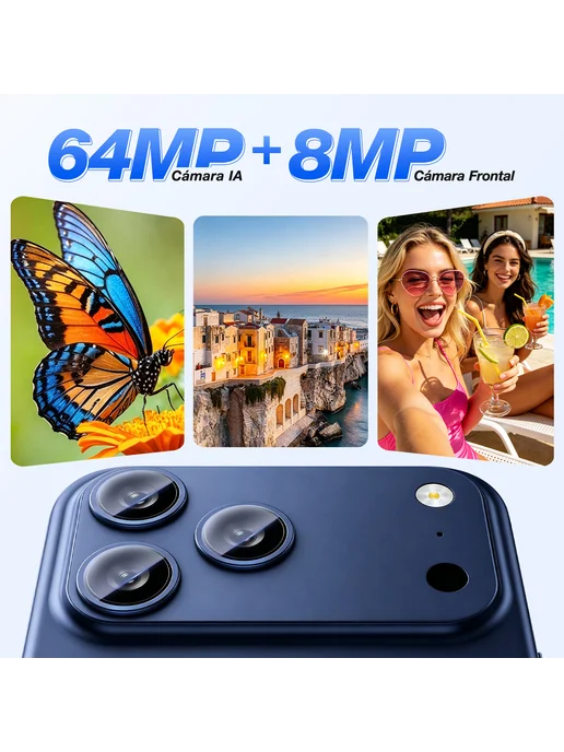 Смартфон OUKITEL C17plus 6/256 ГБ, синий, фото 6