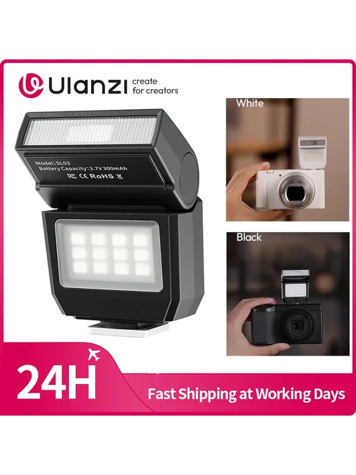 Ulanzi Вспышка SL03 Spark Lite Black, черный, фото 2