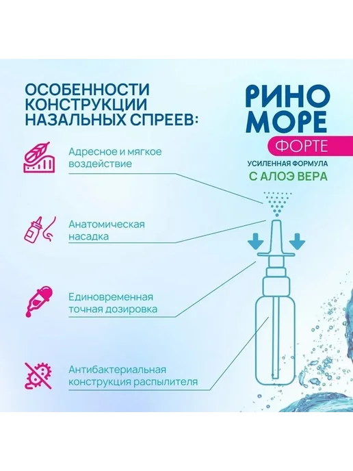Освежающий спрей для носа с алоэ вера, вариант, фото 3