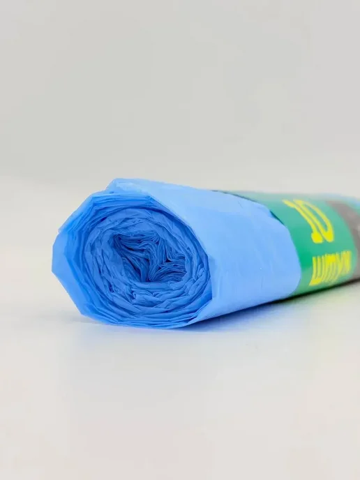 мили24 Пакеты для мусора 60 литров с завязками 10 шт LDPE, 10 шт, фото 7