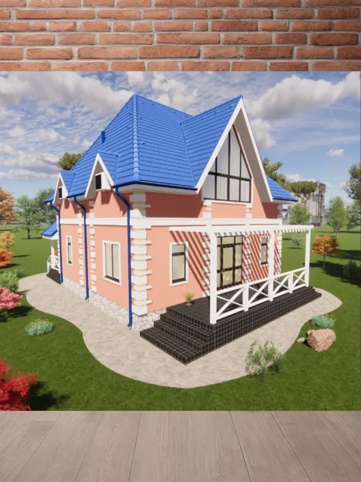 Проект дома 158 м2, вариант, фото 3
