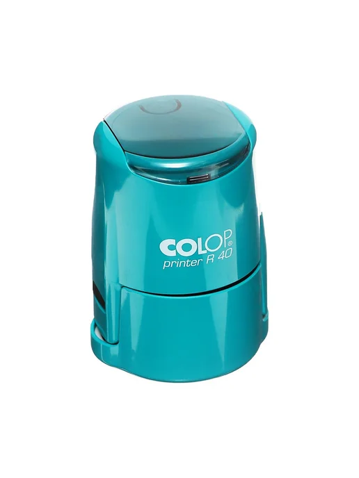 Colop Printer R40 автоматическая оснастка для печатей, диам. 41.5 мм, цвет СИНИЙ, голубой, фото 2